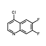 CAS#: 863785-94-8， 4-Chloro-6,7-difluoroquinoline