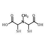 CAS#: 863980-86-3， 2,2'-(Methylimino)bis(sulfanylacetic acid)