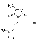 CAS#: 86503-28-8， 3-[3-(Dimethylamino)propyl]-5-methyl-2-thioxo-4-imidazolidinone hydrochloride (1:1)