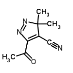 CAS#: 86557-02-0， 5-Acetyl-3,3-dimethyl-3H-pyrazole-4-carbonitrile