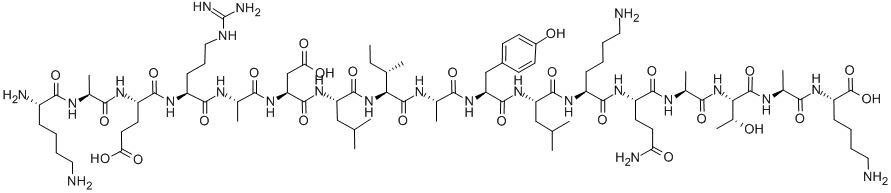 CAS 登录号：86579-06-8， H-赖氨酰-丙氨酰-谷氨酰-精氨酰-丙氨酰-天冬氨酰-亮氨酰-异亮氨酰-丙氨酰-酪氨酰-亮氨酰-赖氨酰-谷氨酰胺酰-丙氨酰-苏氨酰-丙氨酰-赖氨酸