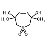 CAS#: 86596-79-4， 3,3,6,6-Tetramethyl-2,3,6,7-tetrahydrothiepine 1,1-dioxide