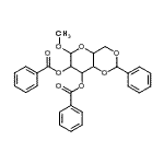 CAS#: 86604-69-5， Methyl 2,3-di-O-benzoyl-4,6-O-benzylidenehexopyranoside