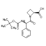 CAS#: 866099-92-5， (2S)-1-[(2R)-2-({[(2-Methyl-2-propanyl)oxy]carbonyl}amino)-2-phenylacetyl]-2-azetidinecarboxylic acid