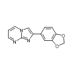 CAS#: 866138-02-5， 2-(1,3-Benzodioxol-5-yl)imidazo[1,2-a]pyrimidine