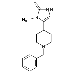 CAS#: 866142-48-5， 5-(1-Benzyl-4-piperidinyl)-4-methyl-2,4-dihydro-3H-1,2,4-triazole-3-thione
