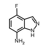 CAS#: 866144-03-8， 4-Fluoro-1H-indazol-7-amine