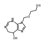 CAS#: 86646-88-0， 3-[(2-Hydroxyethoxy)methyl]-3,4,7,8-tetrahydroimidazo[4,5-d][1,3]diazepin-8-ol