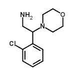 结构式 CAS# 866782-01-6, 2-(2-氯苯基)-2-(4-吗啉基)乙胺