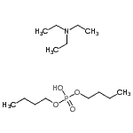 CAS#: 86695-30-9， Dibutyl hydrogen phosphate - N,N-diethylethanamine (1:1)