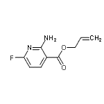 CAS#: 86724-92-7， Allyl 2-amino-6-fluoronicotinate