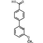 CAS#: 867256-80-2， 4-(6-Methoxy-2-pyridinyl)benzoic acid