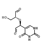 CAS#: 86762-35-8， (2R)-2-[(1S)-1-(2,4-Dioxo-1,2,3,4-tetrahydro-5-pyrimidinyl)-2-oxoethoxy]-3-hydroxypropanal