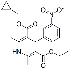 CAS#: 86781-08-0， 1,4-Dihydro-2,6-Dimethyl-4-(3-Nitrophenyl)-3,5-Pyridinedicarboxylic Acid 3-(Cyclopropylmethyl)5-Ethyl Ester