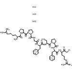 CAS#: 86807-97-8， N<sup>5</sup>-(Diaminomethylene)ornithylprolylprolylglycylphenylalanylserylprolyl-N-{1-chloro-6-[(diaminomethylene)amino]-2-oxo-3-hexanyl}phenylalaninamide trihydrochloride