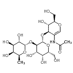 CAS#: 868264-24-8， 6-Deoxy-alpha-L-galactopyranosyl-(1->2)-beta-D-galactopyranosyl-(1->3)-2-acetamido-1,5-anhydro-2-deoxy-D-arabino-hex-1-enitol