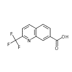 CAS#: 868662-63-9， 2-(Trifluoromethyl)-7-quinolinecarboxylic acid