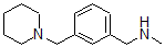structure of CAS# 868755-58-2, N-Methyl-3-(1-Piperidinylmethyl)-Benzenemethanamine;N-Methyl-N-[3-(Piperidin-1-Ylmethyl)Benzyl]Amine 97%;N-METHYL-N-[3-(PIPERIDIN-1-YLMETHYL)BENZYL]AMINE;METHYL-(3-PIPERIDIN-1-YLMETHYL-BENZYL)-AMINE