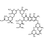 CAS#: 86917-64-8， 1-C-(7-{[4-O-Acetyl-2,6-dideoxy-3-O-(2,6-dideoxyhexopyranosyl)hexopyranosyl]oxy}-3-{[4-O-acetyl-2,6-dideoxy-3-C-methylhexopyranosyl-(1->3)-2,6-dideoxyhexopyranosyl-(1->3)-2,6-dideoxyhexopyranosyl]oxy} -5,10-dihydroxy-6-methyl-4-oxo-1,2,3,4-tetrahydro-2-anthracenyl)-5-deoxy-1-O-methylpent-2-ulose