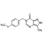 CAS#: 86927-78-8， 6-(4-Methoxybenzyl)-3-methyl-2,6-dihydro-7H-pyrazolo[4,3-d]pyrimidin-7-one