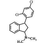 CAS#: 86946-16-9， 3-(2,4-Dichlorophenyl)-N,N-dimethyl-1-indanamine
