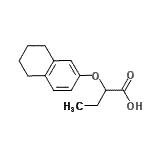 CAS#: 869947-98-8， 2-(5,6,7,8-Tetrahydro-2-naphthalenyloxy)butanoic acid