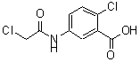 结构式 CAS# 869950-77-6, 2-氯-5-[(氯乙酰基)氨基]苯甲酸