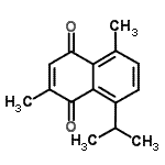 CAS#: 87018-26-6， 8-Isopropyl-2,5-dimethyl-1,4-naphthoquinone