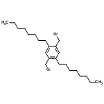 structure of CAS# 870704-21-5, 1,4-Bis(bromomethyl)-2,5-dioctylbenzene