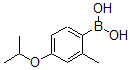 结构式 CAS# 871126-21-5, B-[2-甲基-4-(1-甲基乙氧基)苯基]-硼酸