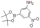 structure of CAS# 871329-51-0, 3-Amino-5-nitrophenylboronic acid pinacol ester;3-Amino-5-Nitrobenzeneboronic Acid Pinacol Ester 98%;(3-AMINO-5-NITROPHENYL)BORONIC ACID, PINACOL ESTER;3-AMINO-5-NITROBENZENEBORONIC ACID PINACOL ESTER