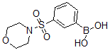 结构式 CAS# 871329-60-1, B-[3-(4-吗啉基磺酰基)苯基]-硼酸