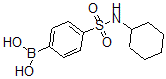 结构式 CAS# 871329-66-7, B-[4-[(环己基氨基)磺酰基]苯基]-硼酸