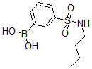 structure of CAS# 871329-78-1, B-[3-[(Butylamino)Sulfonyl]Phenyl]-Boronic Acid;Boronic Acid B-[3-[(Butylamino)Sulfonyl]Pheny]-;3-(N-Butylsulfamoyl)Benzeneboronic Acid, 95%;[3-(Butylsulfamoyl)Phenyl]Boronic Acid