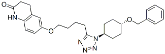 CAS#: 87152-97-4， trans-3,4-Dihydro-6-[4-[1-[4-(Phenylmethoxy)Cyclohexyl]-1H-Tetrazol-5-Yl]Butoxy]-2(1H)-Quinolinone