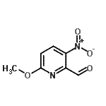 CAS#: 871583-87-8， 6-Methoxy-3-nitro-2-pyridinecarbaldehyde