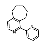 CAS#: 871798-85-5， 1-(2-Pyridinyl)-6,7,8,9-tetrahydro-5H-cyclohepta[c]pyridine