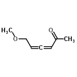 CAS#: 87180-65-2， 6-Methoxy-3,4-hexadien-2-one