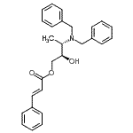 CAS#: 871948-92-4， (2R,3S)-3-(Dibenzylamino)-2-hydroxybutyl (2E)-3-phenylacrylate