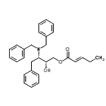 CAS#: 871948-96-8， (2R,3S)-3-(Dibenzylamino)-2-hydroxy-4-phenylbutyl (2E)-2-pentenoate