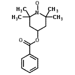 structure of CAS# 872054-59-6, 6-Methoxypyridine-2-Boronic Acid N-Phenyldiethanolamine Ester;1-hydroxy-2,2,6,6-tetramethyl-4-piperidyl benzoate;1-oxyl-2,2,6,6-tetramethlpiperidin-4-yl benzoate;4-BENZOYLOXY-TEMPO