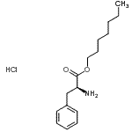CAS#: 87253-04-1， Heptyl L-phenylalaninate hydrochloride (1:1)