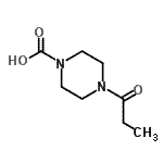 CAS#: 872829-46-4， 4-Propionyl-1-piperazinecarboxylic acid