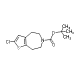 CAS#: 873016-30-9， 2-Methyl-2-propanyl 2-chloro-4,5,7,8-tetrahydro-6H-thieno[2,3-d]azepine-6-carboxylate