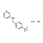 CAS#: 873087-32-2， N-[4-(Trifluoromethyl)benzyl]-3-pyridinamine dihydrochloride