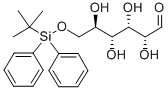 结构式 CAS# 87316-22-1, 6-O-(叔丁基二苯基硅烷基)-D-葡萄烯糖