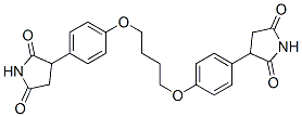 CAS 登录号：87367-89-3， 3-[4-[4-[4-(2,5-二氧代吡咯烷-3-基)苯氧基]丁氧基]苯基]吡咯烷-2,5-二酮