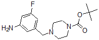 CAS#: 873697-59-7， 4-[(3-Amino-5-Fluorophenyl)Methyl]-1-Piperazinecarboxylic Acid 1,1-Dimethylethyl Ester