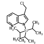 CAS#: 873786-04-0， 3-(Chloromethyl)-1-(triisopropylsilyl)-1H-pyrrolo[2,3-b]pyridine