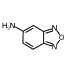structure of CAS# 874-36-2, 2,1,3-Benzoxadiazol-5-amine;Benzo[1,2,5]oxadiazol-5-ylamine;benzo[c]1,2,5-oxadiazole-5-ylamine;EU-0066772
